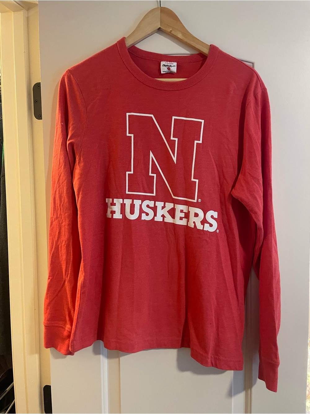 Nebraska Huskers Red Long-Sleeve Tee